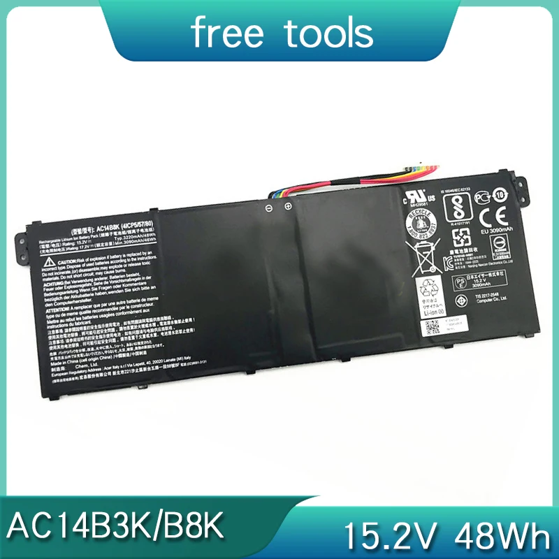 Новый аккумулятор для ноутбука AC14B3K B8K Acer Aspire One Z3-700 Extensa 2508 2519 Packard Bell EasyNote TF71 TG71-BM