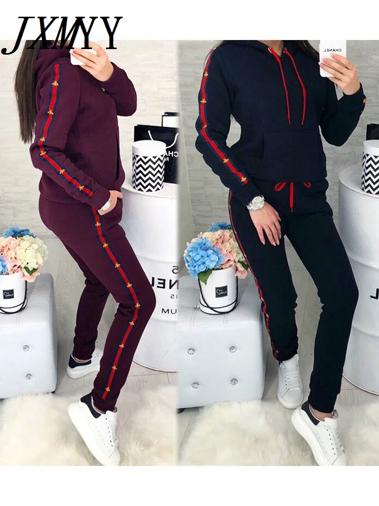 

2022 Spring European and American Women's Clothing Hot Sale Fashion Solid Color Long Sleeve Casual Simple Suits Sportswear
