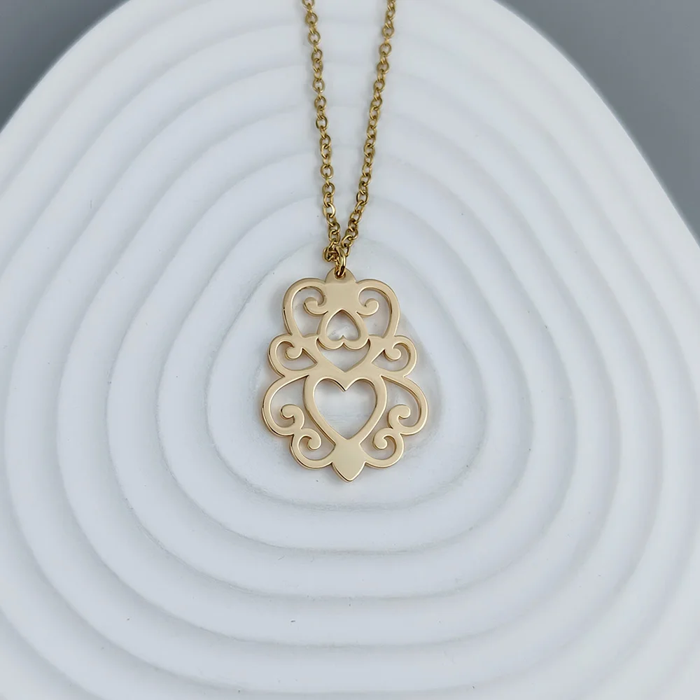 Цепочка с подвеской в виде цветка лотоса для женщин и мужчин