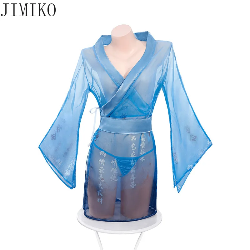 Женское пикантное кимоно для косплея из японского аниме традиционный стиль