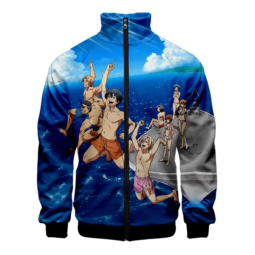 

Hellbound 2022 new 3D men's and women's spring and autumn trend loose shirts all-match tide brand stand collar jackets