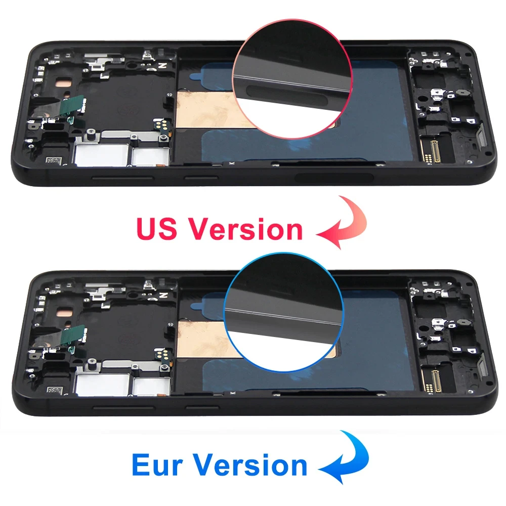 S23 Plus Super AMOLED Экран в сборе для Samsung Galaxy S23+ S916B S916B/DS ЖК-дисплей с цифровым
