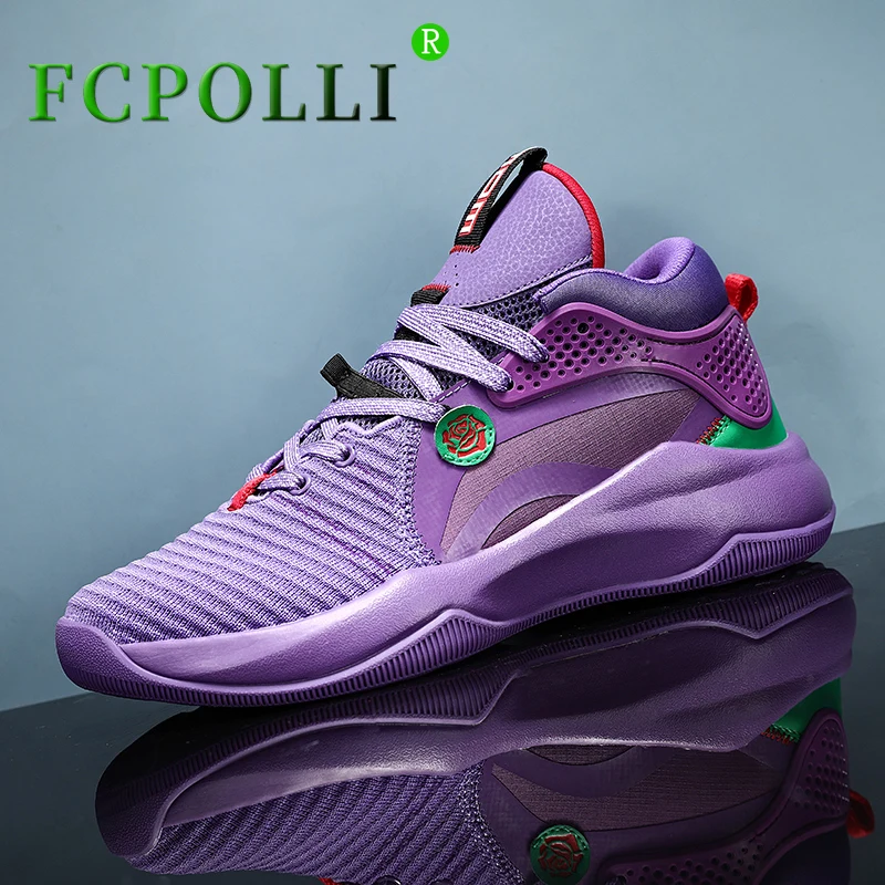 

Новое поступление, баскетбольные кроссовки унисекс, высокие дизайнерские кроссовки, мужская резиновая обувь для баскетбола, брендовая Мол...