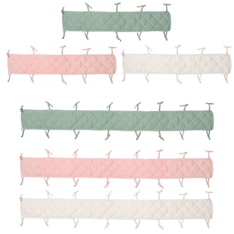 

Cot Bumpers All Round Padded Pads Breathable Crib Bumper Set for Toddlers Machine Washable Baby Available in 2 Size