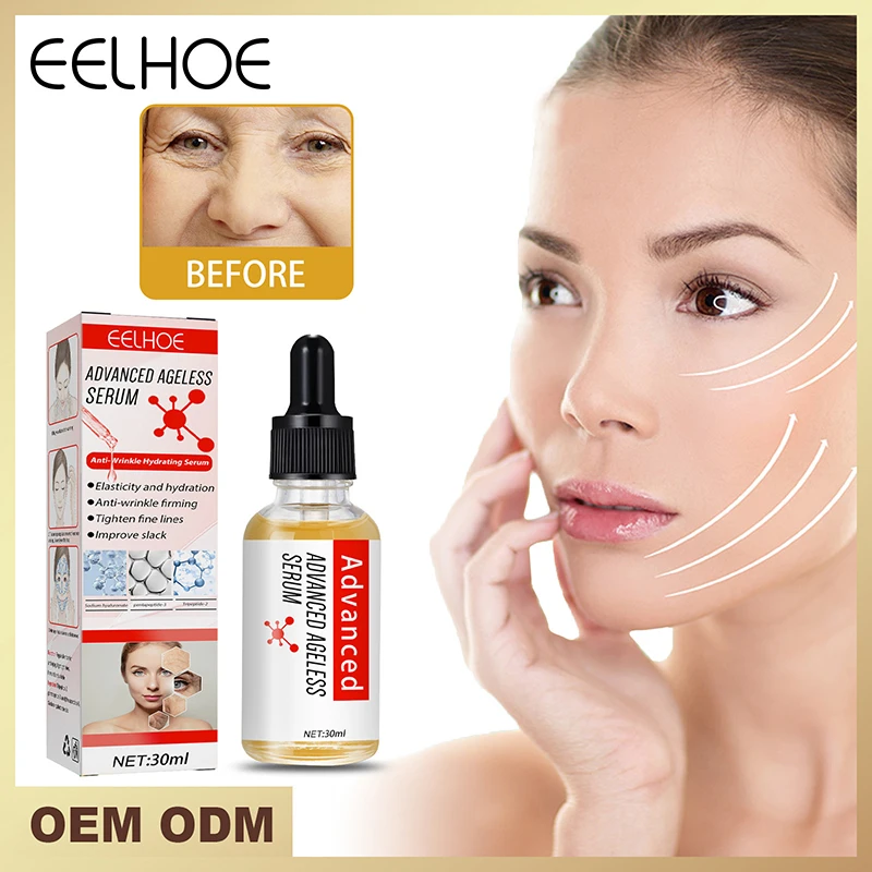 

Six Peptides Wrinkle Remover Serum Firming Lifting Face Care Anti-Aging Fade Fine Lines Smooth Skin Beauty Facial Essence Liquid