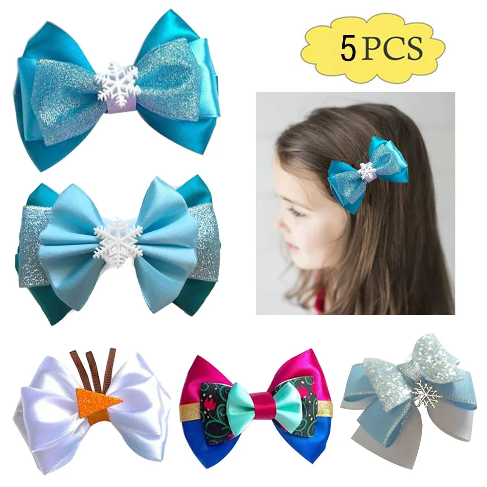 

free shipping princess hair bows inspired hair clips for toddles girl accessories