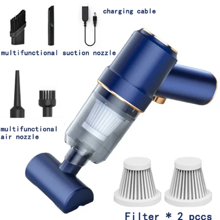 

2 in1 Air Duster Wireless Air Blower Compressed Vacuum Cleaner for Computer Keyboard Camera Car Cleaning 120W Rechargeable