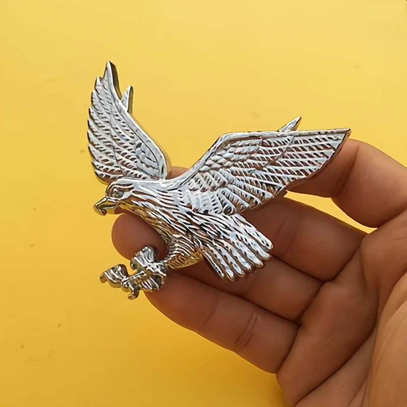 .Metalen Adelaar Havik 3d Auto Decoratie Значок Эмблема Наклейка Voor Universele 'S Motorfiets N