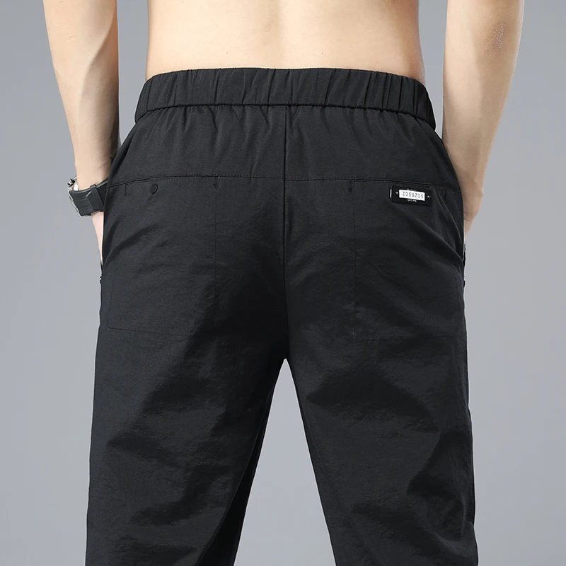 Мужские высококачественные ультратонкие новые повседневные брюки
