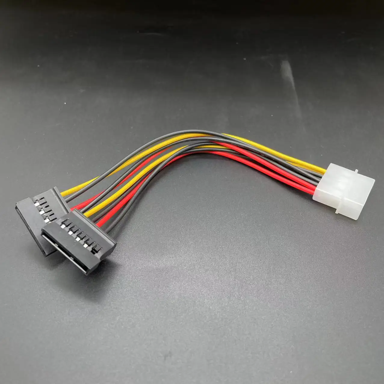 Кабель-адаптер питания для жесткого диска ATA SATA 4 контакта IDE Molex-2 из 15 контактов 10