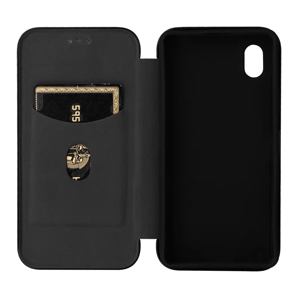 Модный флип-карбоновый противоударный кошелек магнитный кожаный чехол для Sony