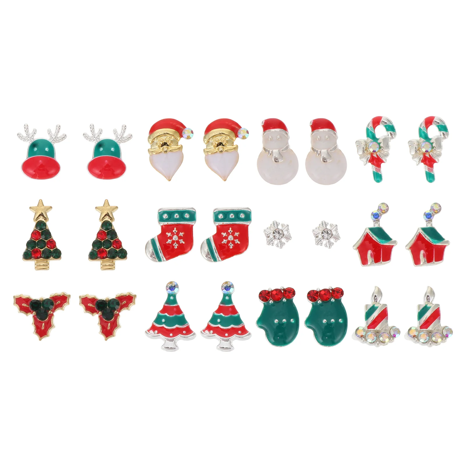 

1 Box Christmas Theme Pattern Manicure Patches Nail Art Delicate Decorations (Assorted Color)