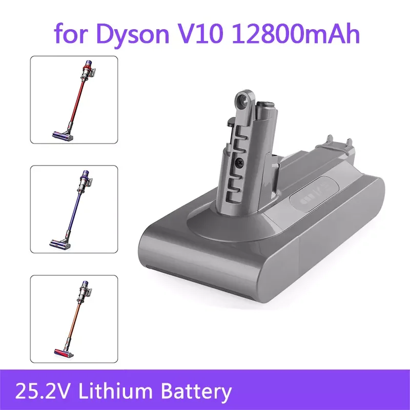 

2022 Новый беспроводной пылесос Dyson V10, 25,2 в, 12800 мАч, сменный аккумулятор Dyson V10