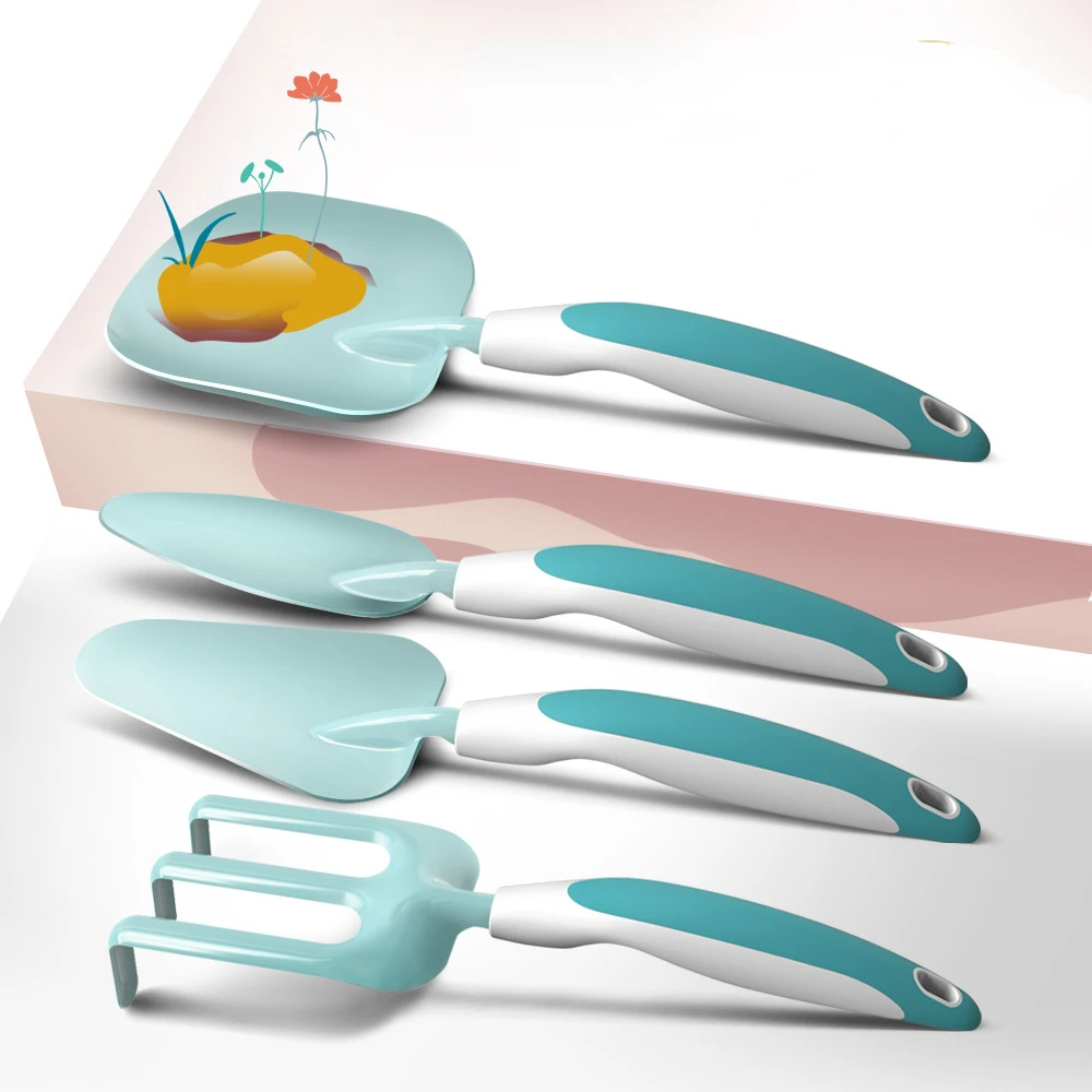 

Children's outdoor planting garden shovel digging rake garden three-piece gardening gadget set gardening tools