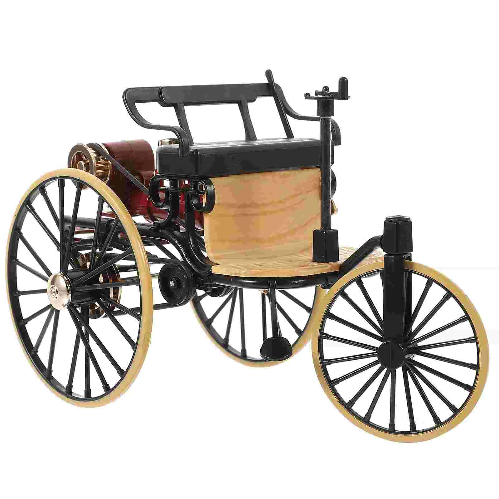 

Vintage Car Model Practical Craft Tricycle Adornment Creative Decor Desktop Ornament Miniature