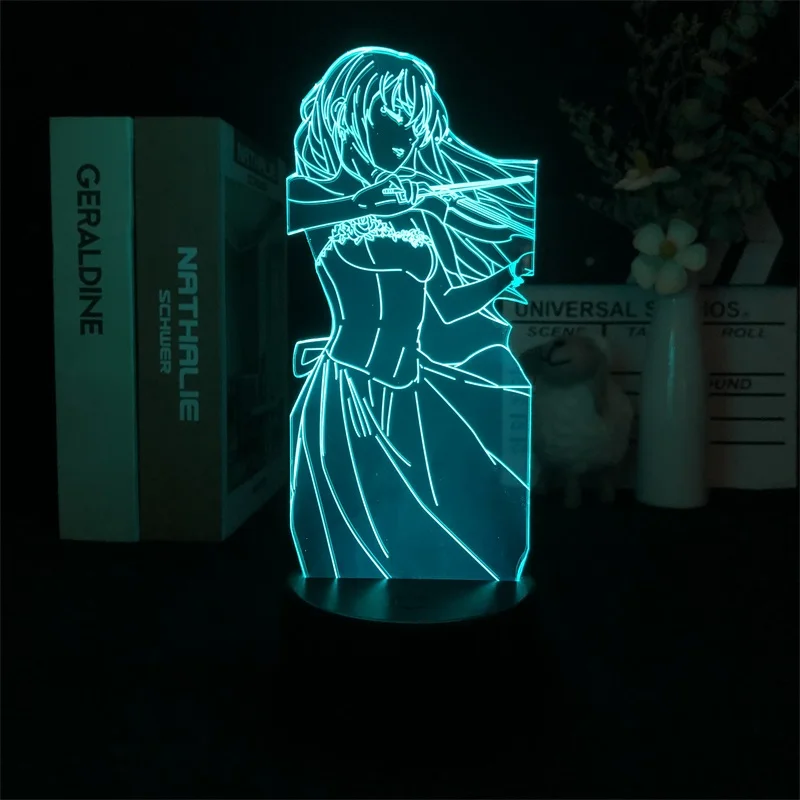 

Светодиодный ночник с будильником и часами, база для ночного освещения Your Lie, в апреле, Miyazono Kaori, японское аниме, Magna, цветной проектор с пульто...