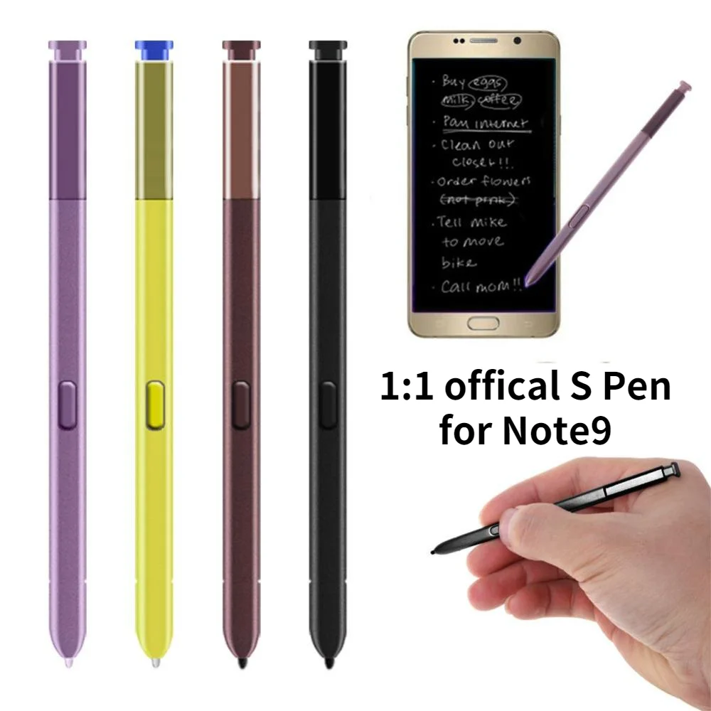 

Official 1:1 S Pen Touch pen Not With Bluetooth Samsung pencil Stylus For Samsung Galaxy Note 9 Note9 Touch s pen With logo