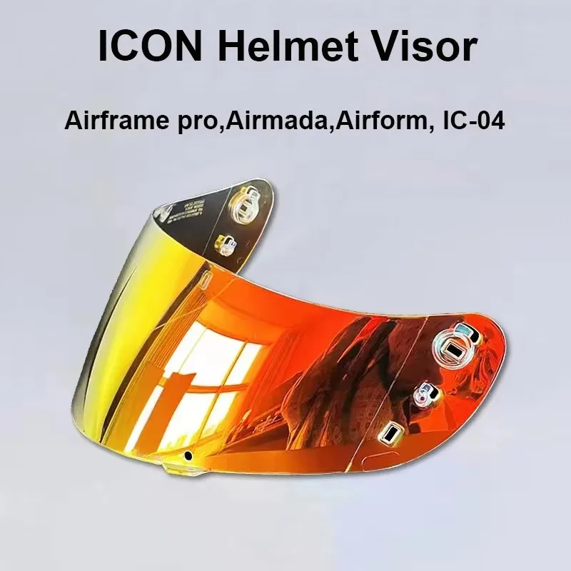 Фото Визор для шлема ICON Full Face Helmet, совместимый с Casco Moto ICON IC-04 Airframe Pro Airmada Airform, аксессуар для мотоциклетного шлема №1