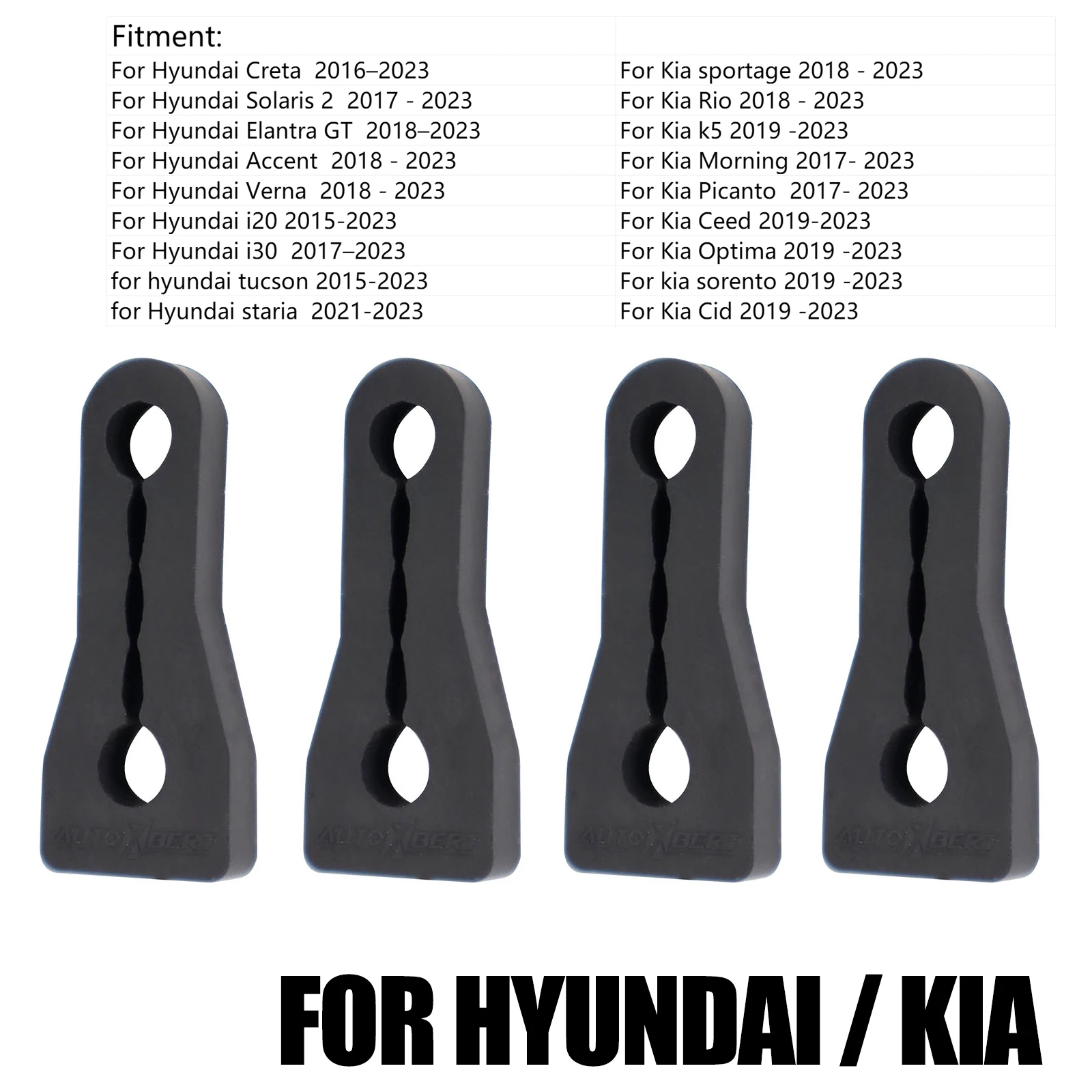 

Универсальный демпфер дверного замка автомобиля для Toyota Nissan VW Hyundai KIA Peugeot, амортизирующее уплотнение 2004 2020 2023 2024