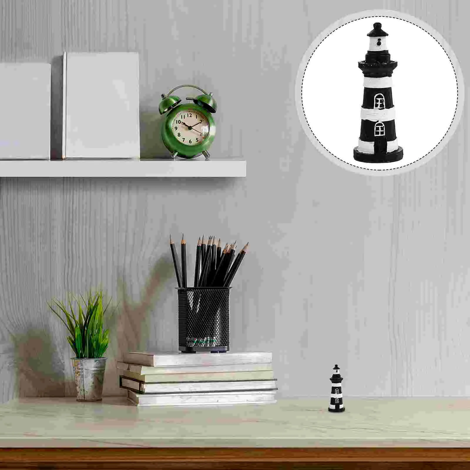 Смола Маяк Орнамент Мини Морской Тематический Домашний Декор Игрушечные