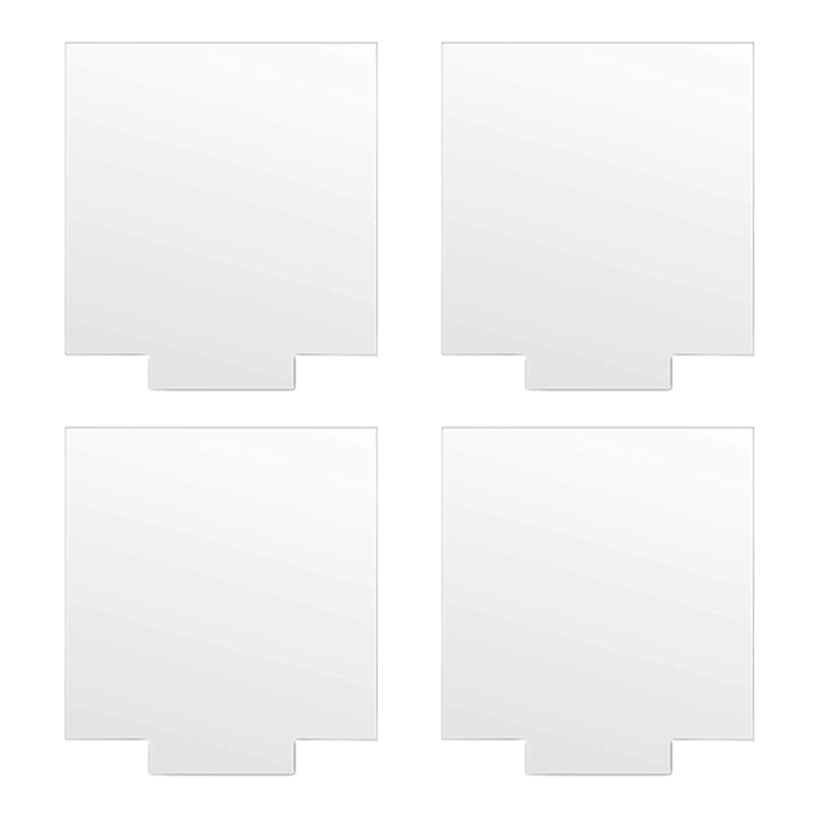 

4pcs/pack Party Romantic Sign Easy Use Acrylic Plate Decorative Led Light Sheet Home Thickened Board DIY Display Craftsmanship