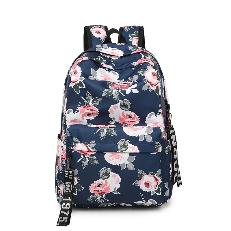 Chinese Style Floral School Backpack Flowers Backpacks for Teenage Girls School Bags Laptop Computer Bag Schoolbag Gift