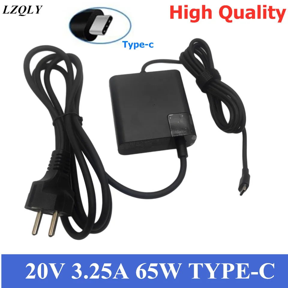 

Original 20V 3.25A 65W Type C Adapter USB C AC Charger for HP Elite X2 1012 G1 G2 TPN-CA06 TPN-CA10 TPN-LA12 Laptop Power Supply