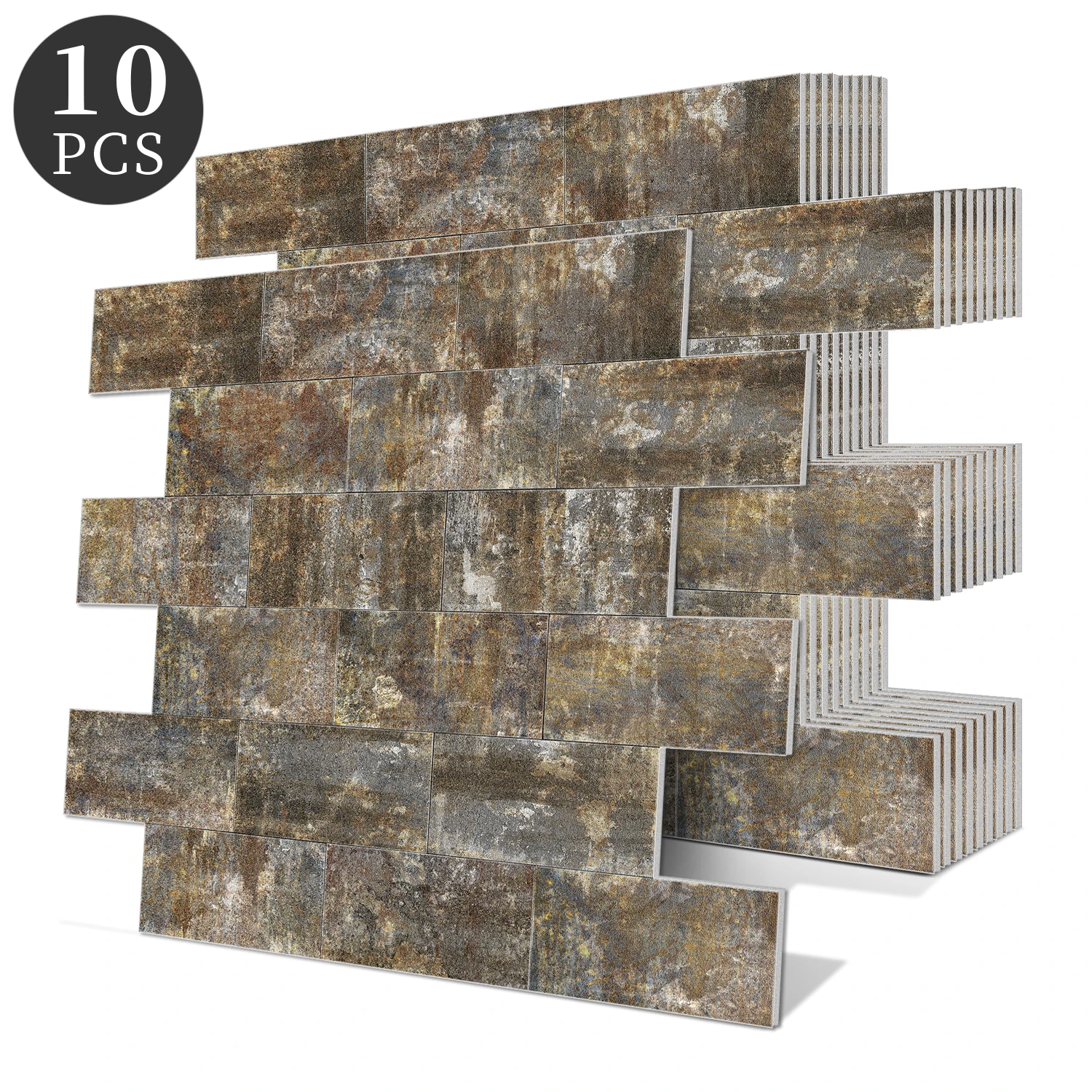 

Самоклеящиеся обои 2-10 шт., водонепроницаемые настенные стикеры на стены, толстые пенополиэтиленовые наклейки для кухни, ванной, «сделай сам»