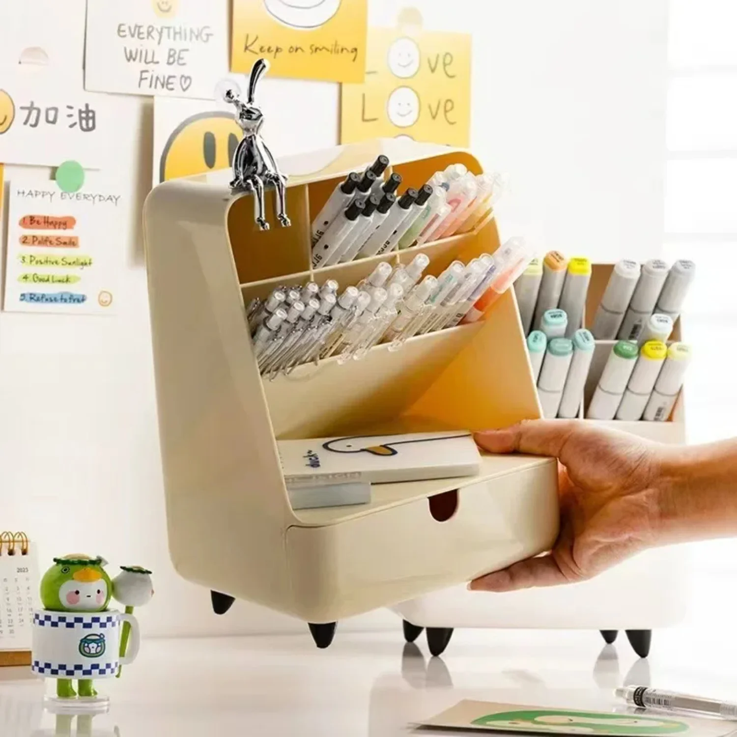 Многофункциональный настольный органайзер держатель для ручек коробка