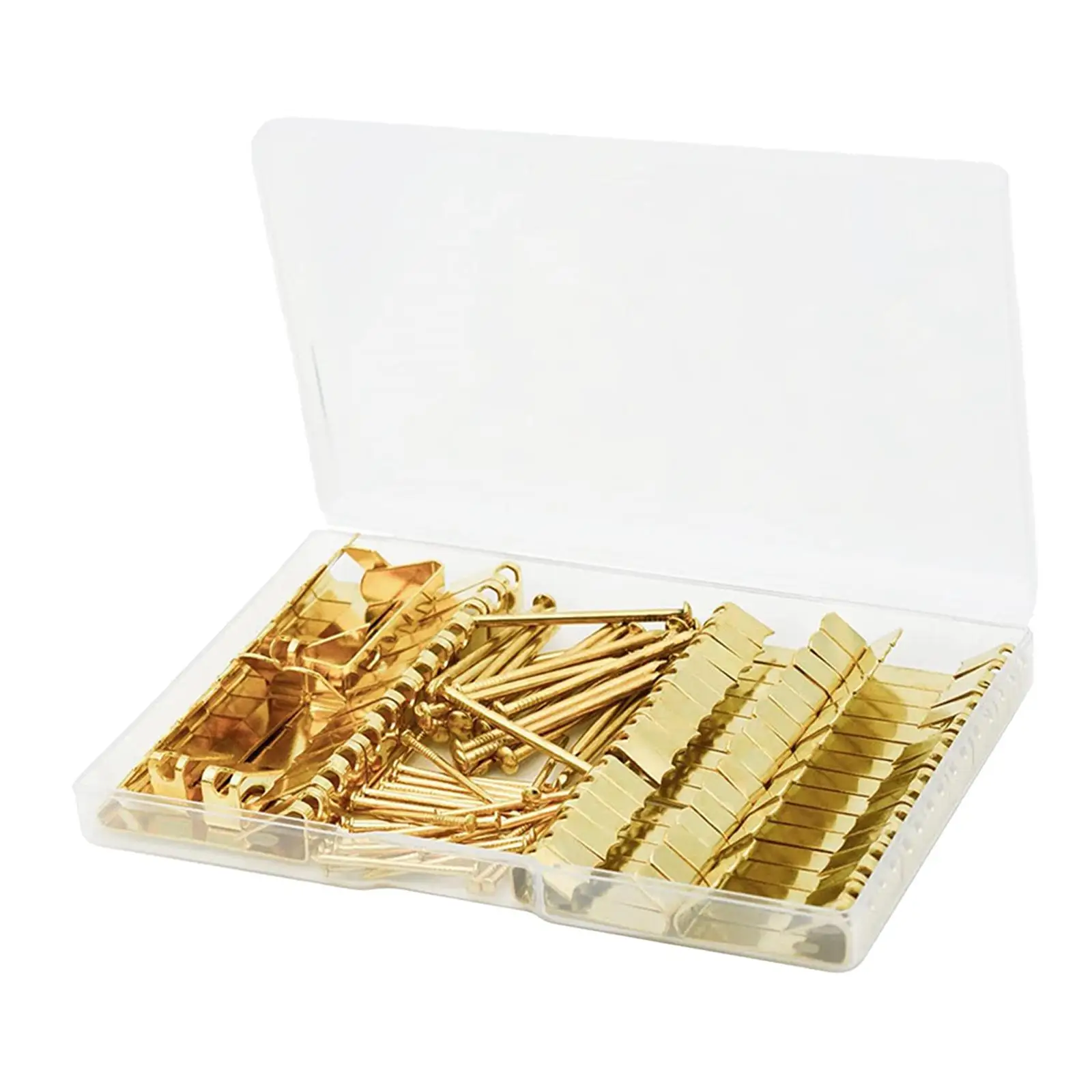 

50 Pieces Picture Hanger Mirror Hangers Picture Hooks for Canvas Wooden/Drywall