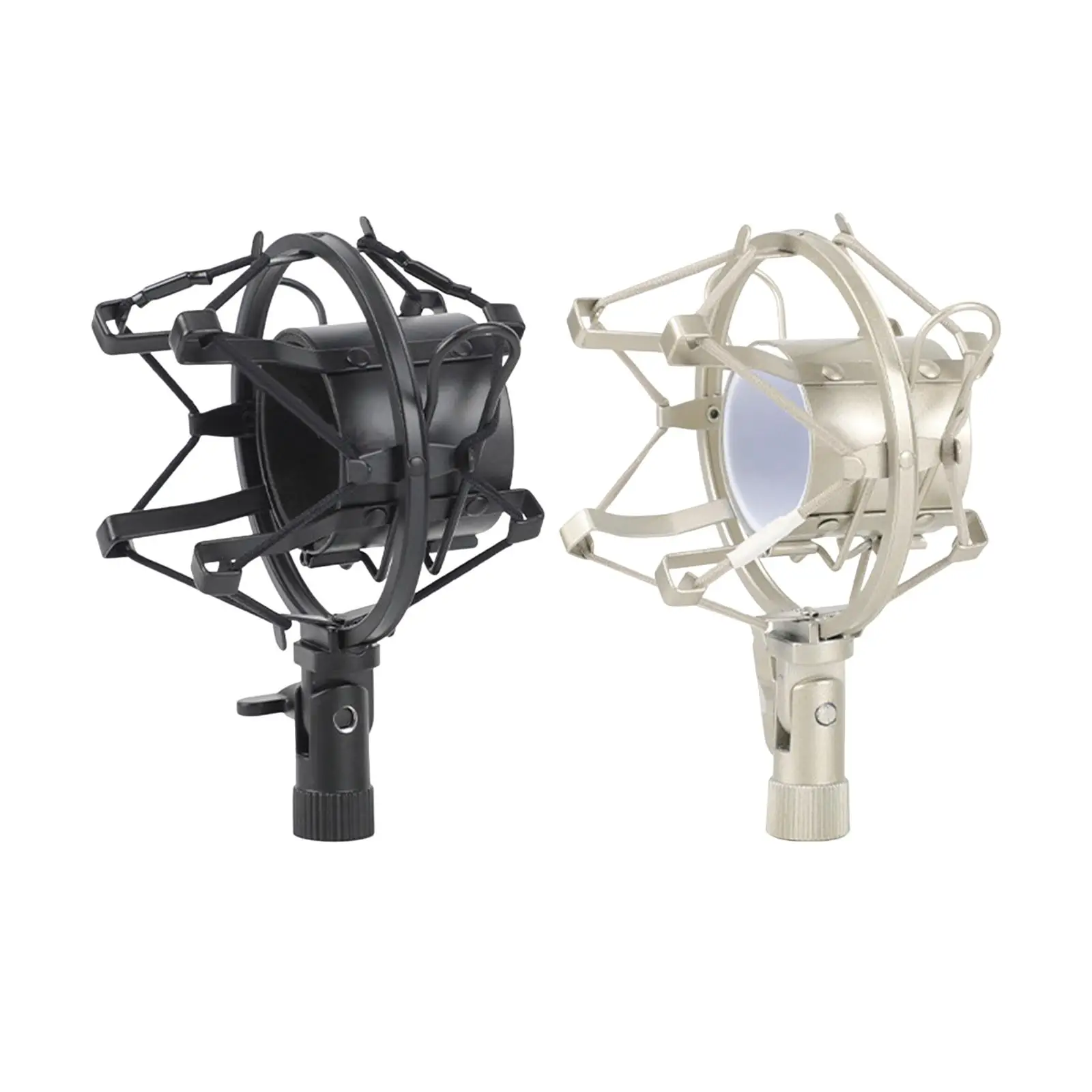 

Portable Condenser Microphone Shock Mount Mic Holder Professional Mic Shock Mount Anti Vibration for Broadcasting Recording