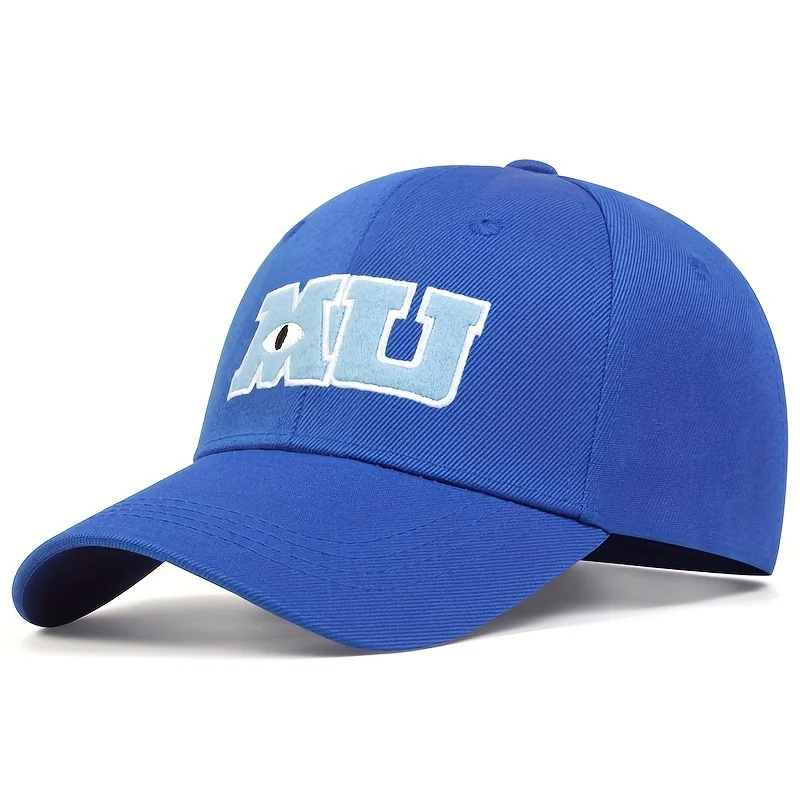 Бейсболка Monsters University Inc Sullivan Bigeye School Badge MU монокулярная Повседневная Кепка