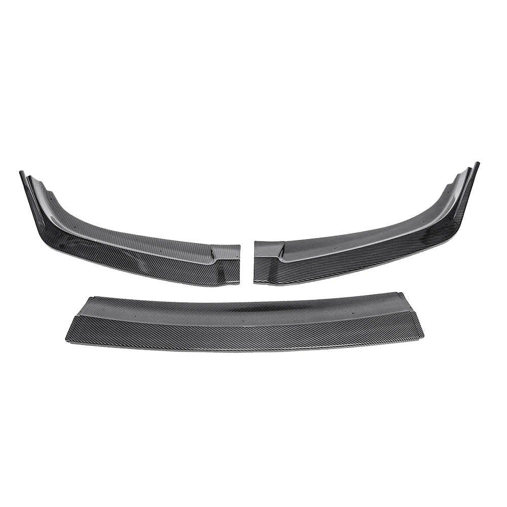 

Carbon Fiber Car Front Bumper Lip Spoiler Diffuser Cover Trim Splitter Fins Body for Honda Civic 2016 2017 2018 2019