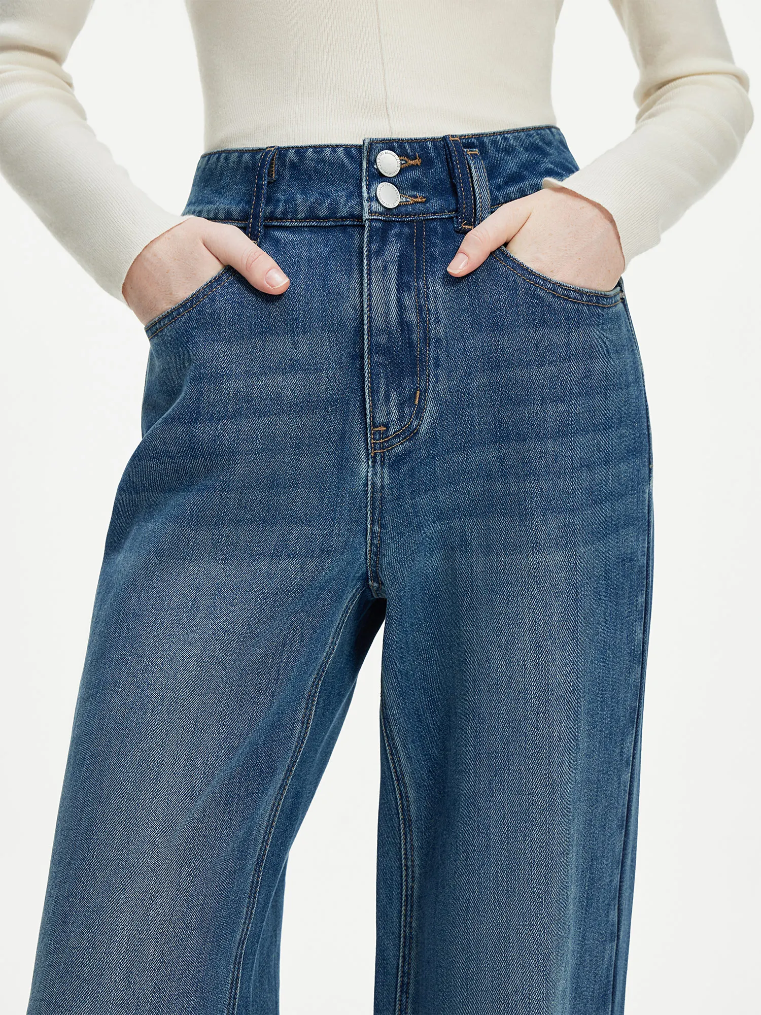 Женские офисные джинсы FSLE