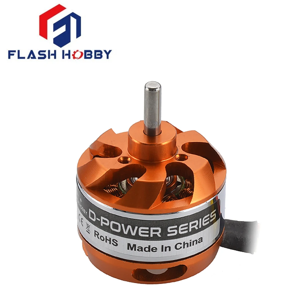 

Бесщеточный двигатель FLASH HOBBY D2822 2600KV 1800KV 1450KV 1100KV 2-3S для радиоуправляемых моделей самолетов, дронов с фиксированным крылом DYS