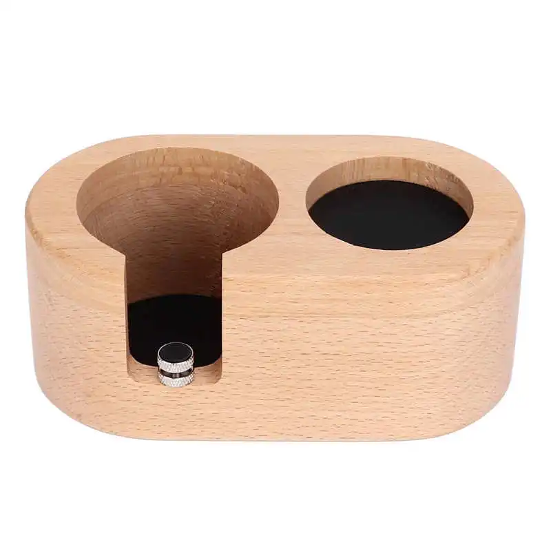 

Coffee Filter Tamper Holder Coffee Knock Box Nonslip Feet for Coffee Tamper