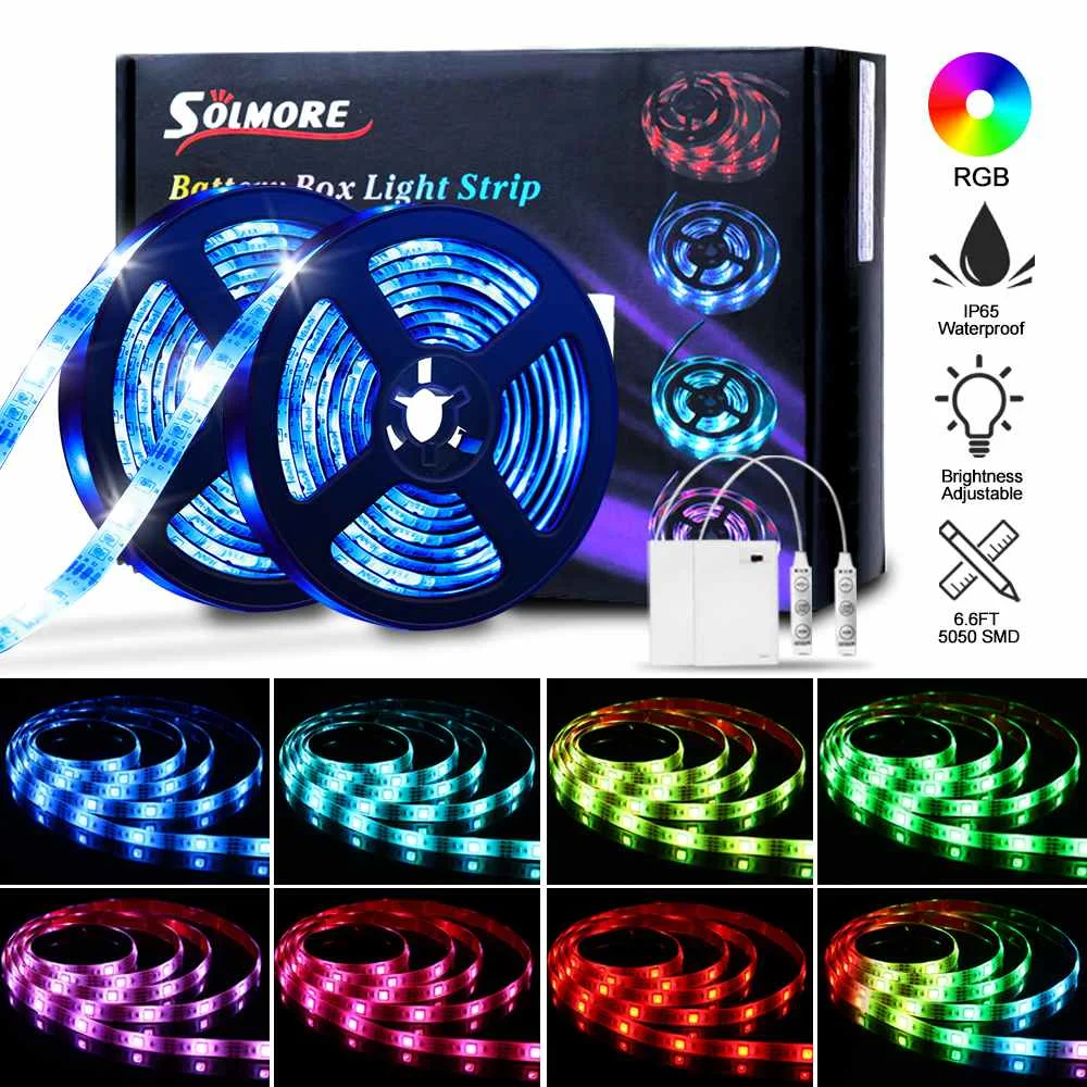 

LED Strip Light USB Super Bright 5050 LED RGB Lights Flexible LED Lamp Tape Ribbon RGB TV Desktop Screen BackLight Diode Tape