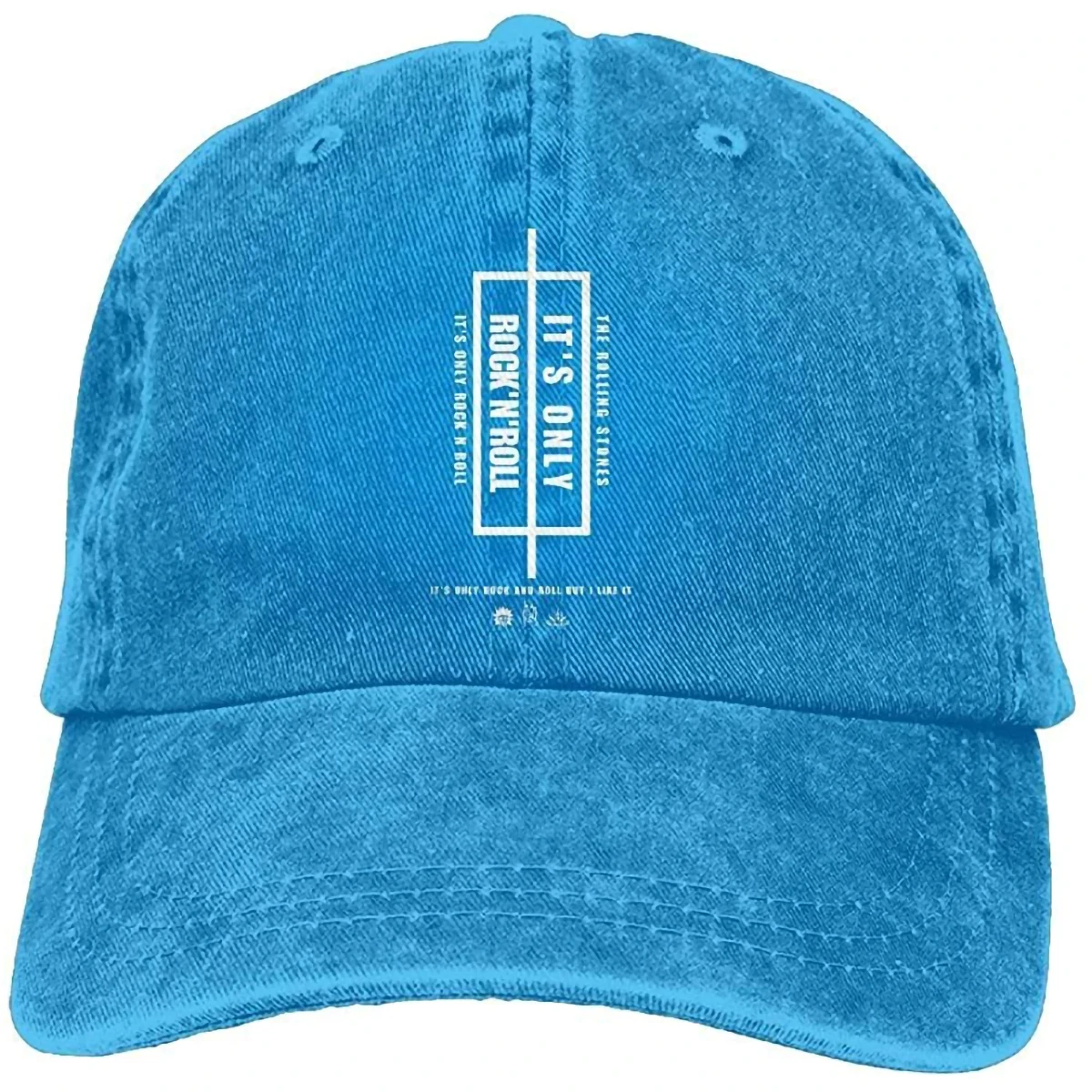 

bowlife Adjustable It's Only Rock'n'roll Caps Design Trucker Hat for Adult Unisex