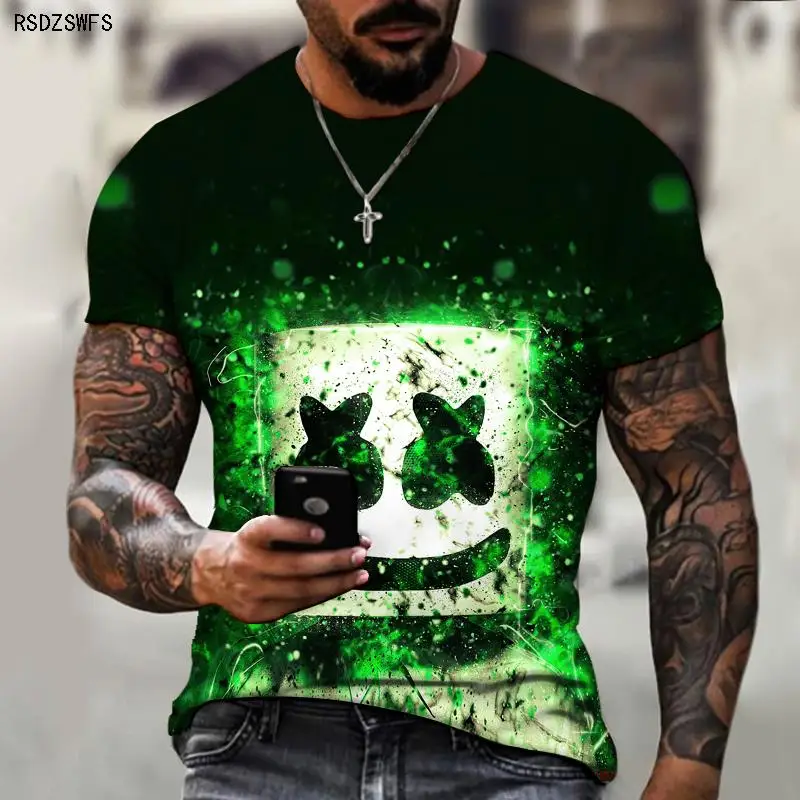 

Summer Hot Sale Xxoo 3d Printed T-shirt Men's Street Punk Fashion Casual Sportswear Oversized Short-sleeved Shirt 2021