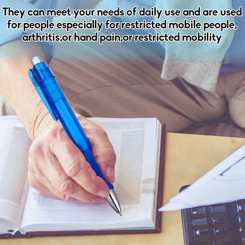 Большие шариковые ручки Jumbo Pen с наполнителем 6 шт.