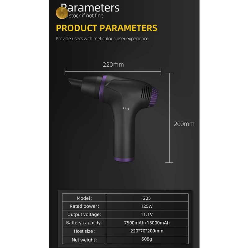 Беспроводной пылесос 2 в 1 78000 об./мин.