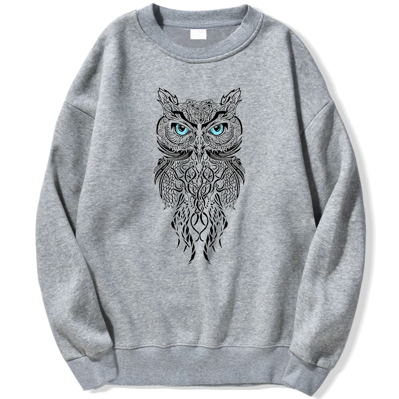 

Eagle Owl Animal Sweatshirt Crewneck Hoodie Men Clothes Sweatshirts Trapstar Spring Autumn Pullovers Jumper Hoodies Korean Style