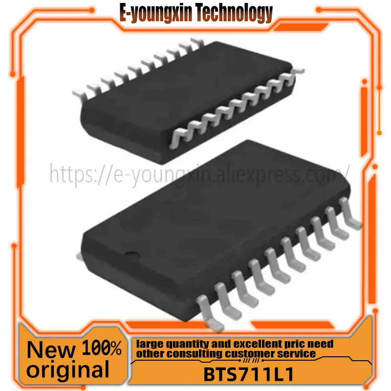 

(10 шт.) 100% новый набор микросхем BTS711 BTS711L1 sop-20