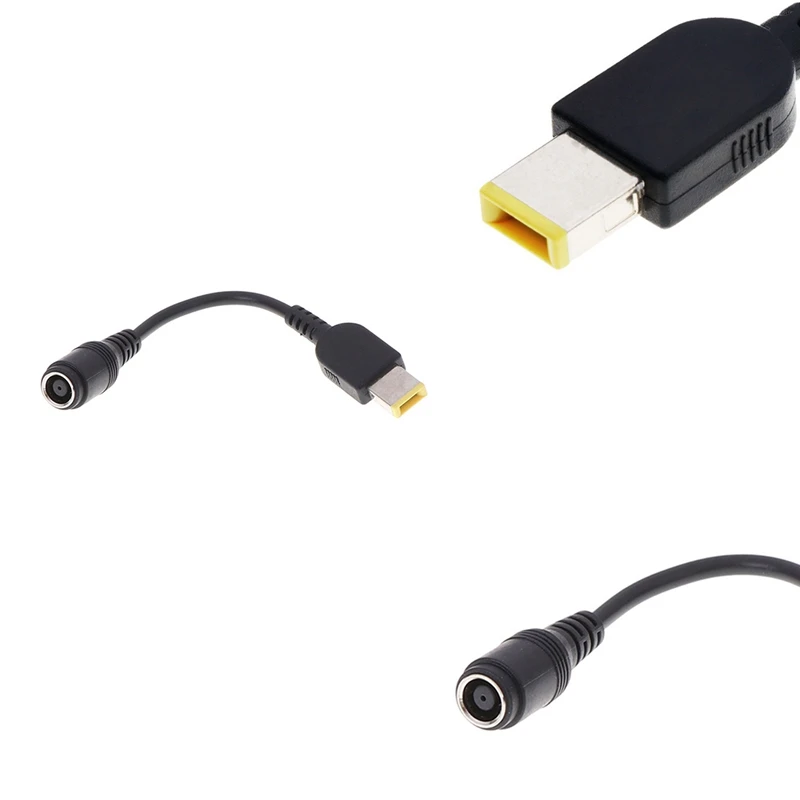 

7.9X5.5Mm Round Jack To Square Plug Adapter Pigtail Charger Power Converter Cable For IBM For Lenovo Thinkpad