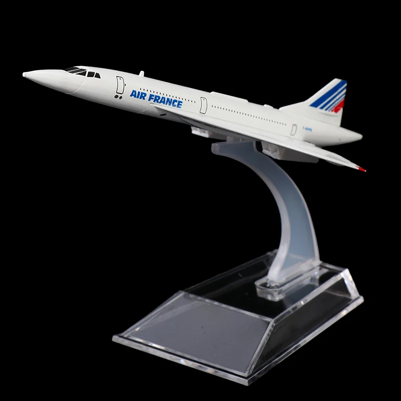 Avión de juguete de Metal fundido a presión, de 16cm aeroplano, Air France