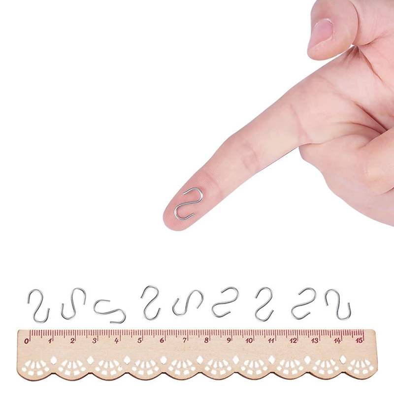 300 шт. S-образные металлические крючки для украшений сделай сам