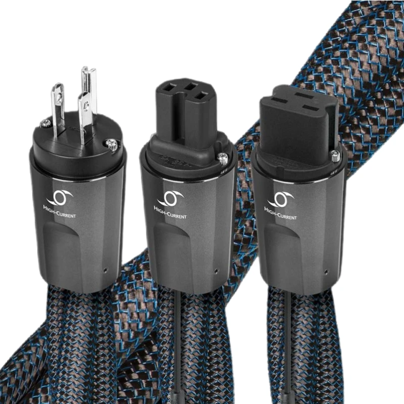 

Высокоточный силовой кабель Hurricane переменного тока PSC + медный Hi-Fi аудио кабель C15 C19 20 А шнур с американской и европейской вилкой