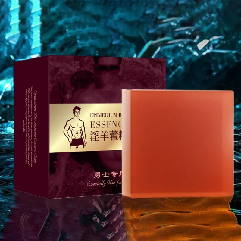 

100g Male Enhance Handmade Soap Body Wash Private Area Promote Androgen Secretion Blood Circulation Enlarge Safe Nutrients Care