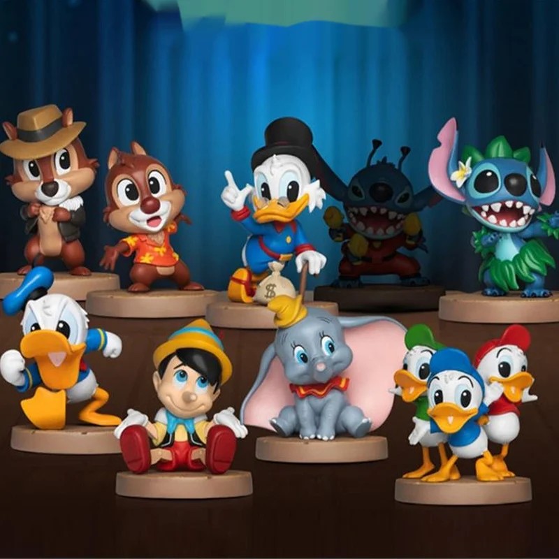 Фото Коллекционные фигурки Disney Classics Beast Kingdom Series: Стич, Дональд, Скуордж, Хьюи, Дьюи, Луи Дак, Дамбо, Пиноккио, Чип и Дейл №4