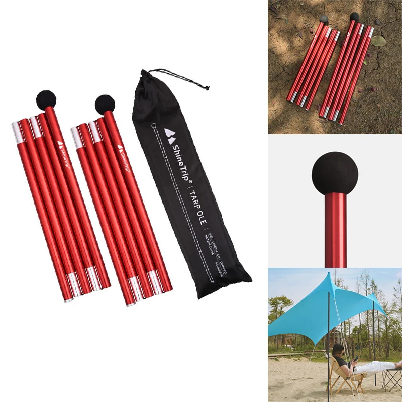 

Canopy Pole Support Pole Aluminum Alloy Canopys Pole Beach Tent Support